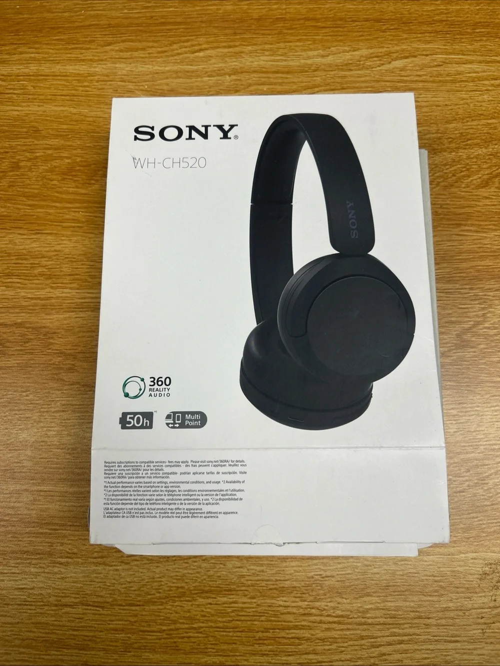 Sony WH-CH520 Wireless Headphones - Black